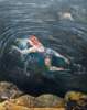 ANGIE SHANAHAN - Buoyant - acrylic on canvas - 50 x 40 cm - €1100