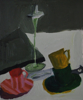 ANNA BARDEN - Yellowcup - love story  the end - oil on paper - 34 x 28 cm - €850