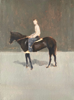 DIARMUID BREEN - Man on Horse - oil study on canvas - 24 x 18 cm - €325