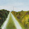 HELEN O'KEEFFE - Road to the School Long Island - oil on canvas - 46 x 46 cnm - €500
