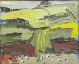 MARTIN STONE - Landscape, Wet Cork - oil on canvas - €300