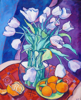 ALYN FENN ~ Tulips & Tangerines - Oil on Canvas