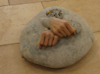 KEITH PAYNE ~ Crossed hands - Resin & Limestone