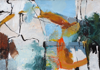CATHERINE WELD - Coomhola River - oil, charcoal & pencil on paper - 44 x 55 cm - €300