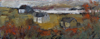 CHRISTINE THERY - Architecture without Architects - oil on canvas - 40 x 100 cm - €1800