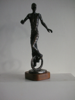 JAMES MAC CARTHY ~ Unicyclist - Bronze - 40 cm high