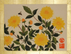 JEAN BARDON - September Garden - etching with gold leaf - 65 x 72 cm