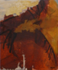WENDY DISON ~ Fires set by the Dead - Oil on Canvas on Board                 61 x 51 cm - €1100