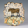 CORMAC BOYDELL ~ The Golden Calf ceramic 26 x 23 cm - €200 - SOLD