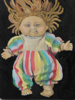 BIRGITTA SAFLUND ~ Portrait of a Young Doll II - oil on board- €325