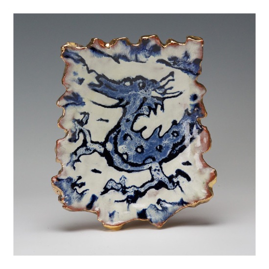 CORMAC BOYDELL ~ Dragon - Ceramic - 24 x 21 cm
