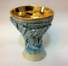 PETER WOLSTENHOLME  ~  Mizen Chalice III - ceramic and gold - €450 