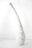 JIM TURNER ~ White Bottle Form - volcanic glaze - €190