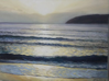 JULES THOMAS ~ Late Light, Mizen Head - oil n canvas - 60 x 68 cm - €950