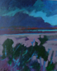 TERRY SEARLE ~ By the Lake I - acrylic on canvas - 39 x 46 cm - €500