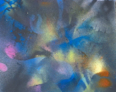  TERRANCE KEENAN ~ Uji : Studies in Being-Time #4 - spray paint on canvas - 20 x 25 cm - €250