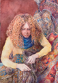 ANN MARTIN ~ By Hand Kilcoe, Co.Cork 2015 - watercolour - 78 x 56 cm - €6000