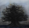BIRGITTA SAFLUND ~ Fig in a Mist - mixed media - 19 x 19 cm - €225