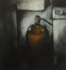 JANET MURRAN ~ The Gas Bottle I - mixed media - 32 x 31 cm - €175 - SOLD