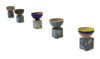 JIM TURNER ~ Small Bowl - soda fired on plinth - porcelain - €65 each