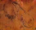 KEITH PAYNE ~ Horse Head - Dye, Charcoal on Canvas - €350