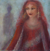 NONA PETTERSEN ~ Venice in Fog - oil on gesso panel - 20 x 20 cm