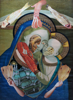 PAUL FORDE-CIALIS - The Mother Incarnate & The Baby Cheesus - collage - €450