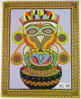 DOMINGO CUATINDIOY - Yage Pinta - glass beads on canvas - €500
