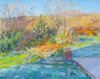 DAMARIS LYSAGHT - Frosty April Morning, Coolcaha - oil on canvas on panel - 41 x 50 cm - €1185
