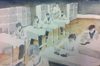 DIARMUID BREEN - The Classroom - watercolour - 30 x 40 cm - €250