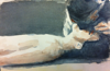 DIARMUID BREEN - The Kiss of Life - watercolour - 30 x 40 cm -€250