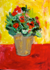 ETAIN HICKEY - Muriel's Flowers - acrylic on board - 30 x 23 cm - €200 - SOLD