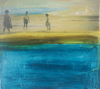HELEN O’KEEFFE - A Day at the Beach - oil & photographic image on board - 23 x 25 cm - €420 