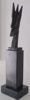 JAMES MacCARTHY - Three Singing Heads - bronze series on limestone  3/9 - 61 x 16 x 16 cm - €2200