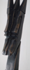 JAMES MacCARTHY - Three Singing Heads (detail) - bronze series on limestone  3/9 - 61 x 16 x 16 cm - €2200