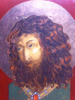 LYNDA MILLER - BAKER - John the Baptist - egg tempera on wood - 38 x 30 cm - €375