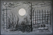 THURLOE CONOLLY 1918-2016 - Moon Grid - acrylic and mixed media on board - 85 x 125 cm - €5500