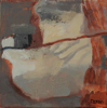 WENDY DISON -  Field II - oil on canvas - 20 x 20 cm - €300