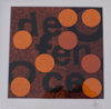 CHRISTINA JASMIN ROSER - Defence in Orange - textile - 30 x 30 cm - €240