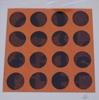 CHRISTINA JASMIN ROSER - Friends in Orange - textile - 30 x 30 cm - €240