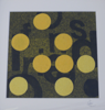 CHRISTINA JASMIN ROSER - Friends in Yellow - textile - 30 x 30 cm - €240