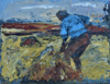 CHRISTINE THERY - Dance of the Haymaker - oil on canvas - 35 x 45 cm - €550 - SOLD