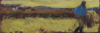 CHRISTINE THERY - Harvest Sun - oil on canvas - 20 x 60 cm - €380 - SOLD