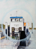 ANGIE SHANAHAN - Bere Island Portal -acrylic on gesso panel - 51 x 41 cm - €450 