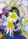 CATHERINE WELD - Flowers 2 - oil on panel - 30 x 21 cm - €380