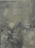 GANA ROBERTS - Sulphur Mountain 7 - oil, cold wax & mixed media - 45 x 37 cm - €220