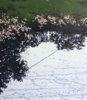 JANET MURRAN - High Tide by Deelish - charcoal & acrylic on panel - 30 x 26 cm - €355