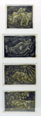 RUTH COLLET - Biblical subjects - four woodcuts framed together - €150 - SOLD