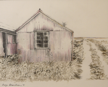 ANGIE SHANAHAN - On the Edge - pencil and wash on paper - €475