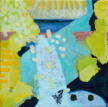 CATHERINE WELD - Bird Song Ascending - oil on canvas - 20 x 20 cm - €250